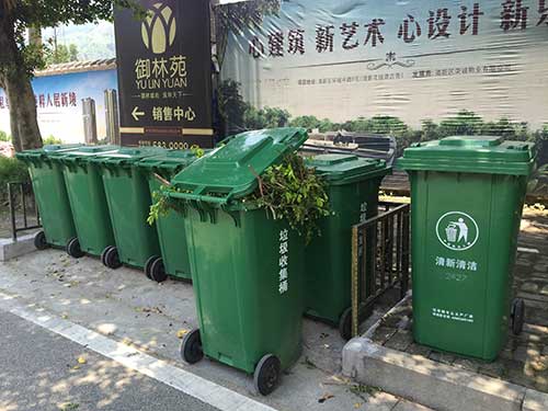  欣方圳塑料垃圾箱现身广西柳州