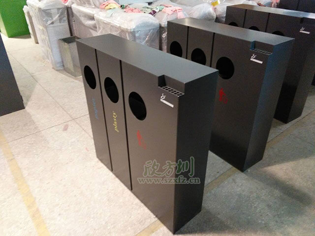 欣方圳钢制商务酒店垃圾桶 您的格调之选