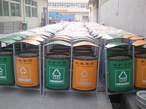 欣方圳市政环保分类垃圾桶为毕节市民提供便利