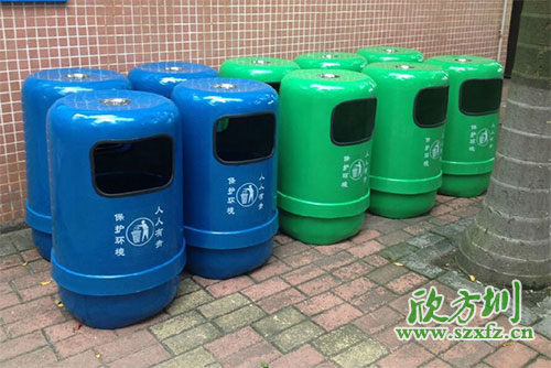 贵阳市政玻璃钢果皮箱，来自欣方圳