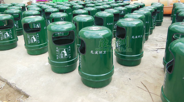 玻璃钢果皮箱-欣方圳玻璃钢果皮箱垃圾桶厂家