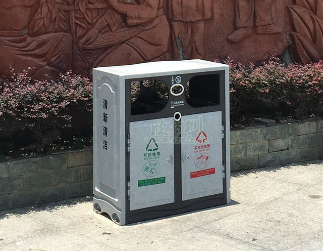 玻璃钢垃圾桶耐潮耐腐蚀 专为沿海城市打造
