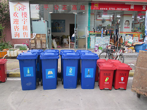 欣方圳塑料垃圾箱 顺利投放韶关物业小区