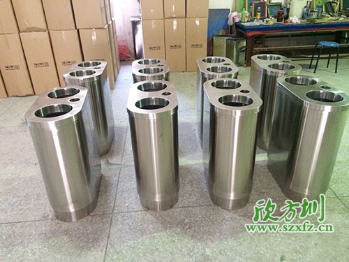 湖北赤壁订购欣方圳配套分类不锈钢垃圾桶