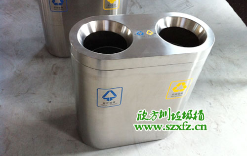 欣方圳不锈钢垃圾桶 让云浮各大商场轻松实现垃圾分类