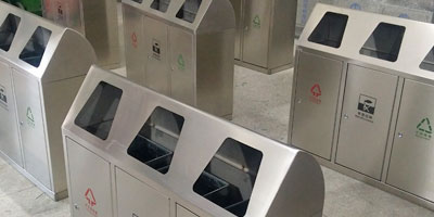 三联分类垃圾桶-欣方圳垃圾桶厂家直销