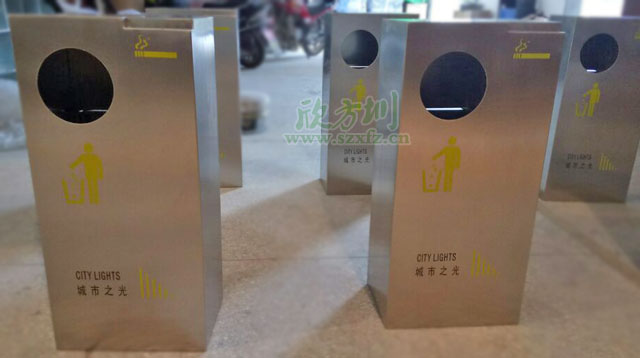 欣方圳商场不锈钢垃圾桶-不锈钢垃圾桶生产厂家