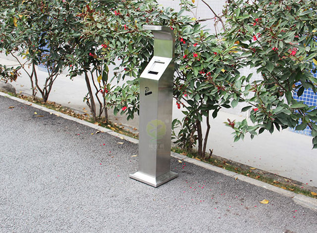 室内不锈钢灭烟柱-室内烟蒂收集桶