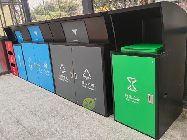 深圳2020新款集中分类投放点生活垃圾收集容器