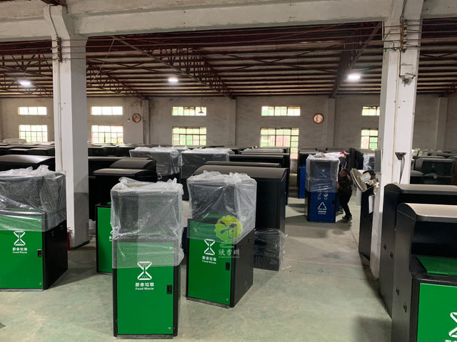 深圳2020新款集中分类投放点生活垃圾收集容器