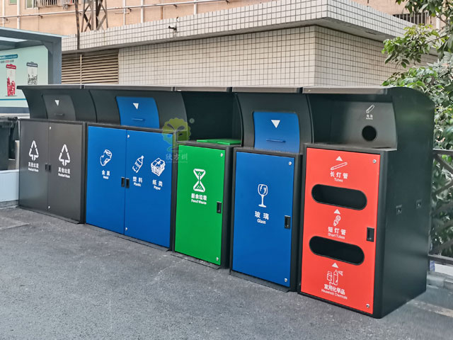 深圳2020新款垃圾分类投放点生活垃圾收集容器