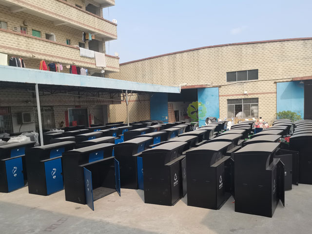 深圳2020新款垃圾分类投放点生活垃圾收集容器