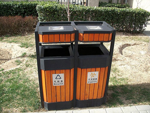 欣方圳园林垃圾桶 让广西贵港市民生活更便利