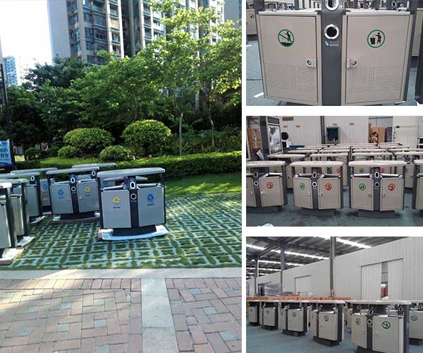 欣方圳精品户外垃圾桶净化东莞厚街环境