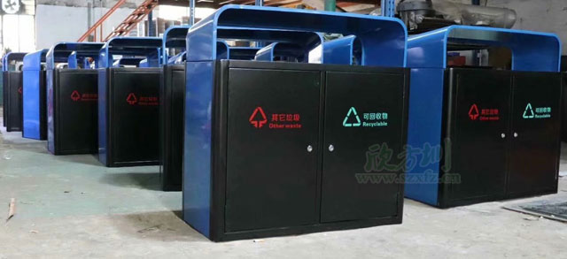 欣方圳商业街高档精品垃圾桶
