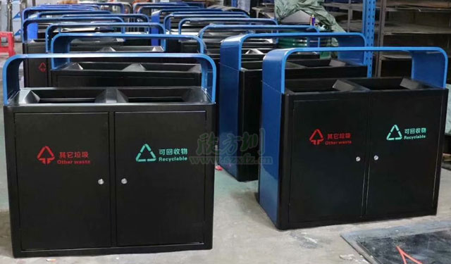 欣方圳商业街高档精品垃圾桶