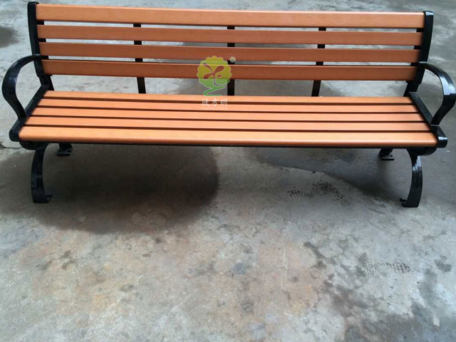 有靠背园林椅
