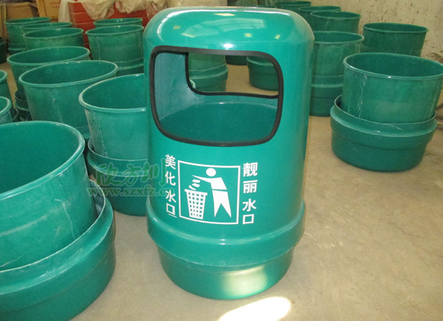 玻璃钢果皮箱-欣方圳玻璃钢果皮箱垃圾桶厂家