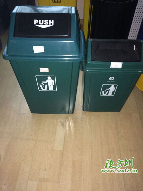  订购摇盖塑料垃圾桶，找欣方圳就够了