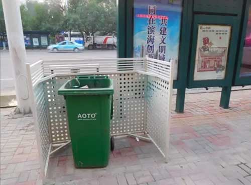没想到垃圾桶也能这么美观