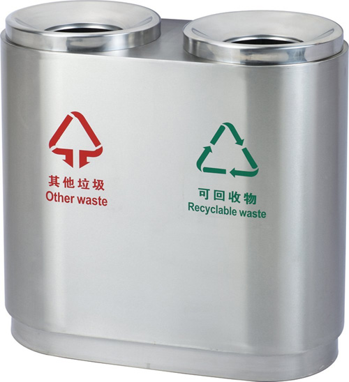 欣方圳不锈钢垃圾桶产品展示