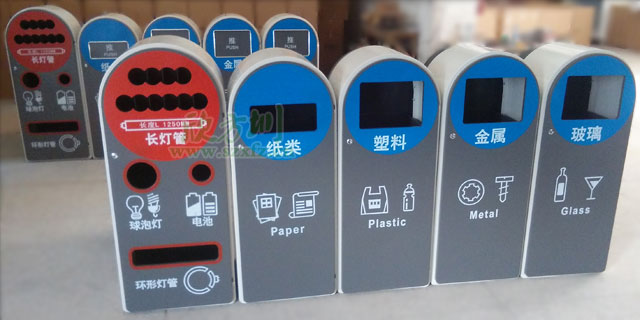 深圳市政上新钢制分类垃圾桶 大力推行实践垃圾分类制度