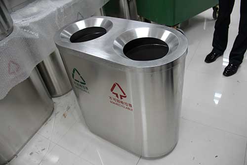 欣方圳不锈钢果皮箱提升湛江商场购物环境