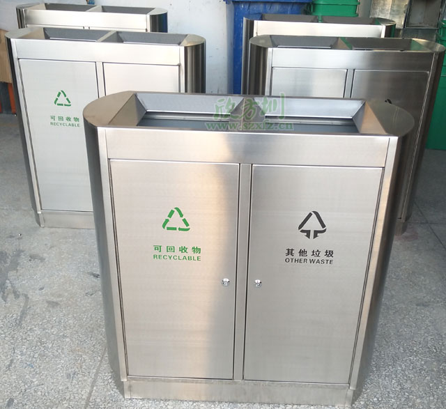 苏州商贸城不锈钢垃圾桶厂家品质有保障