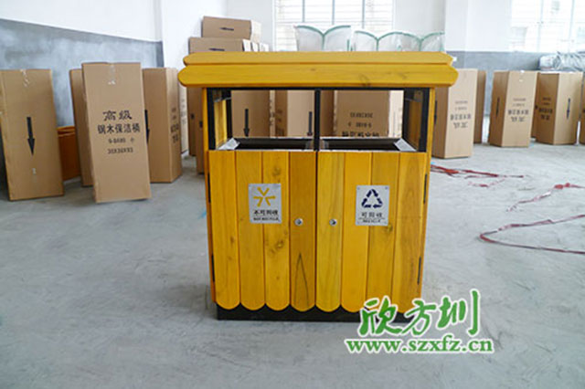 欣方圳园林垃圾桶 为重庆江北区园林提供优质服务