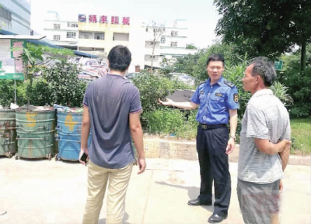 佛山垃圾桶为规范摆放多部门联合整顿