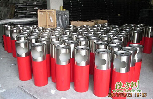 欣方圳不锈钢垃圾桶全力配合贵州的红色文化