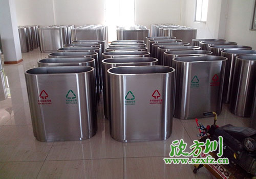 珠海房地产商最受欢迎的欣方圳精品钢制垃圾桶