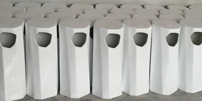 商场玻璃钢花盆欣方圳工厂批量生产图
