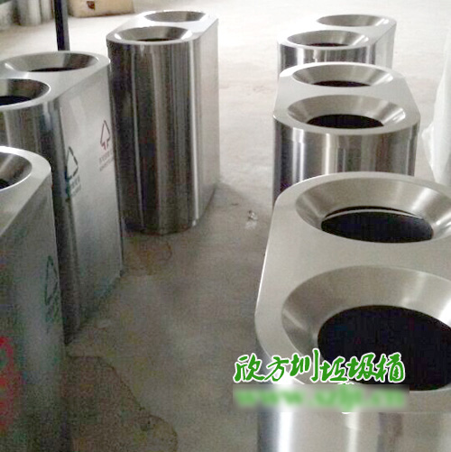 深圳机场采购欣方圳不锈钢垃圾桶