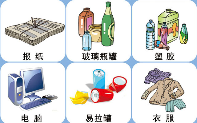 垃圾桶图标及分类标识有哪些？