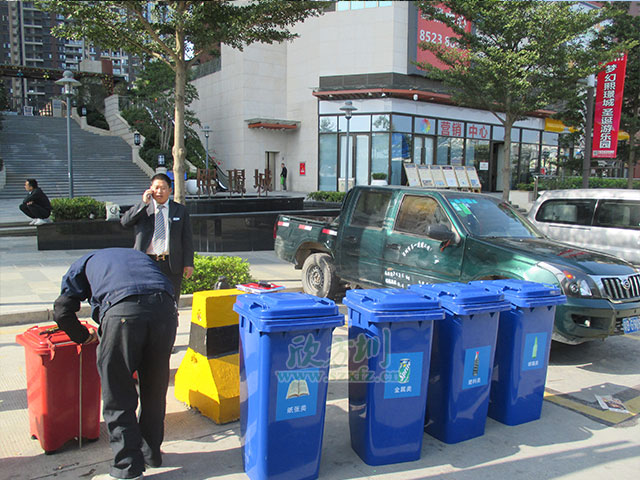 塑料垃圾桶厂家 提高桂林小区垃圾分类效率