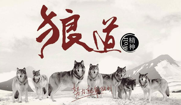 学习狼道精神，做好垃圾桶销售工作