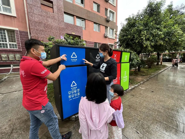 山东小区户外投放新型垃圾桶美观环保无异味