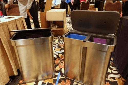 厲害了，可以語音控制的垃圾箱