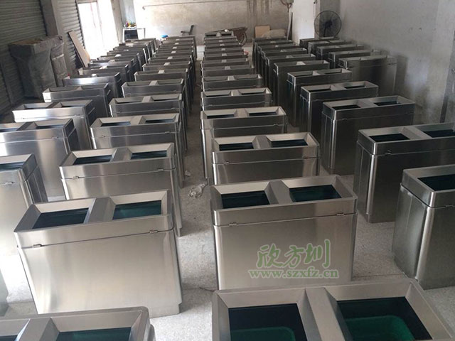  欣方圳不锈钢垃圾桶 服务湖北荆州商场用户